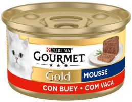 Gold mousse buey 24x85g.