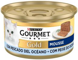 Gold mousse pescado del oceano 24x85g.