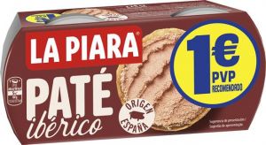 La Piara Paté Iberico P2 8x150g